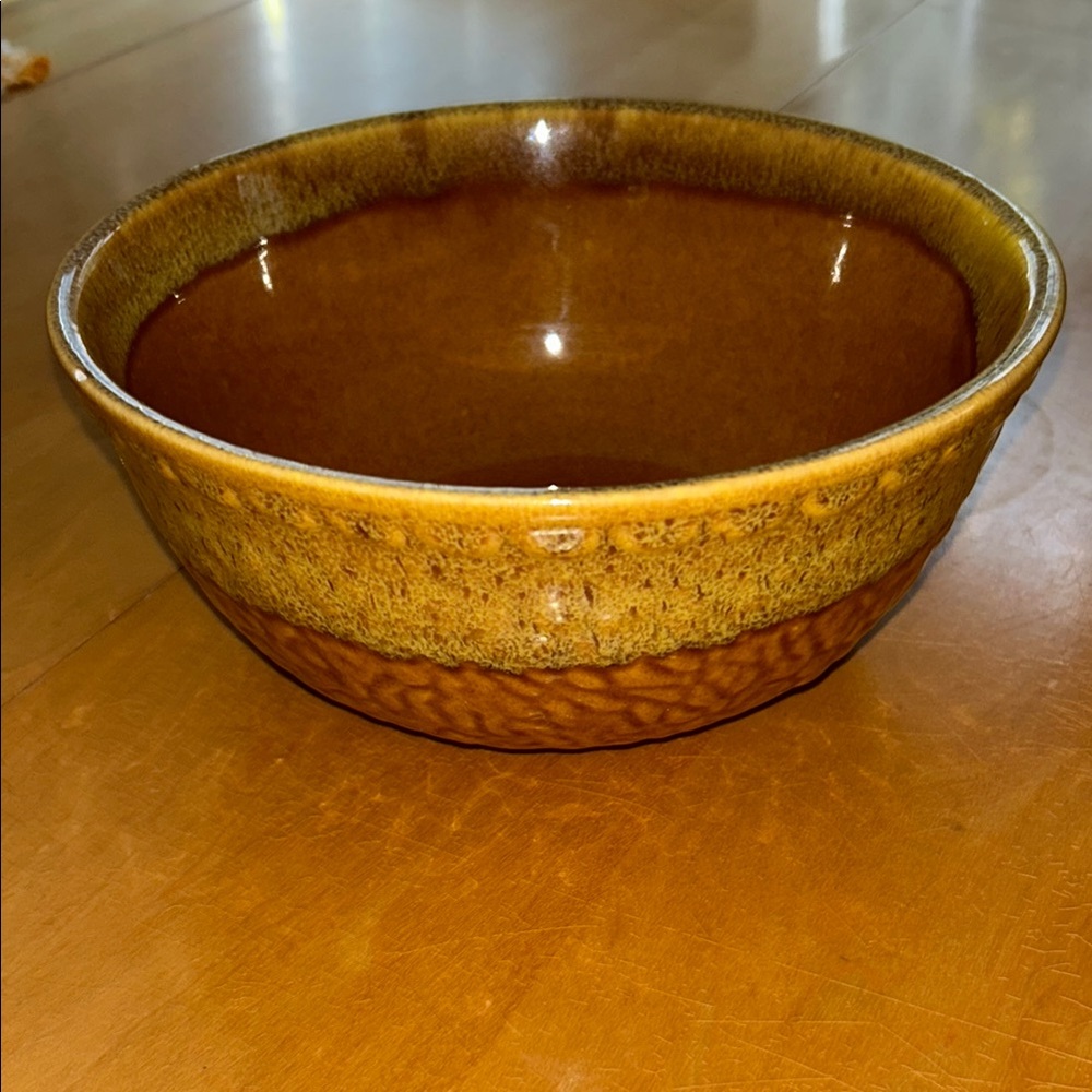 Vintage heager bowl. See last pic for small rough spot